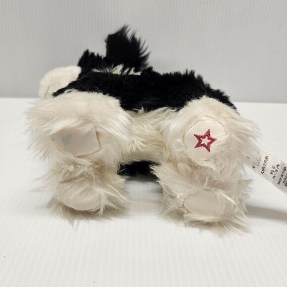 American Girl Saige Pet Dog Rembrandt Black and White Border Collie With Collar - Picture 3 of 5